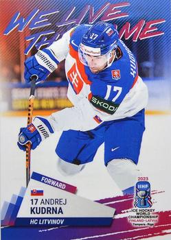 2023 BY Cards IIHF World Championship  (unlicensed) #220 Andrej Kudrna Front