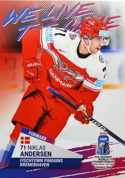 2023 BY Cards IIHF World Championship  (unlicensed) #252 Niklas Andersen Front