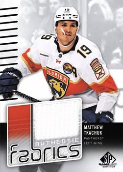 2022-23 SP Game Used - Authentic Fabrics #AF-MT Matthew Tkachuk Front