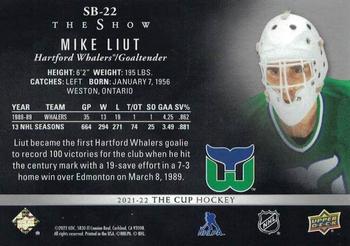 2021-22 Upper Deck The Cup - The Show Black #SB-22 Mike Liut Back