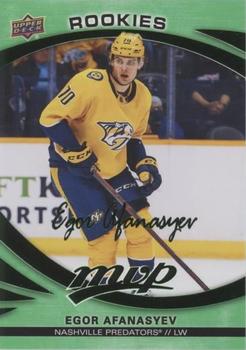 2023-24 Upper Deck MVP - Green Script #245 Egor Afanasyev Front