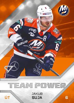 2023-24 SportZoo Tipos Extraliga - Team Power #TP-12 Jakub Suja Front