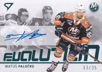 2023-24 SportZoo Tipos Extraliga - Evolution Ice Age Autograph #EVS-MP Matus Palocko Front