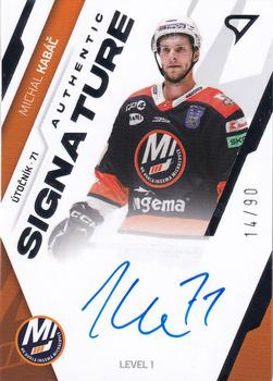 2023-24 SportZoo Tipos Extraliga - Authentic Signature - Level 1 #SL1-MK Michal Kabac Front