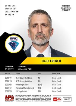 2023-24 Playercards (DEL) #150 Mark French Back