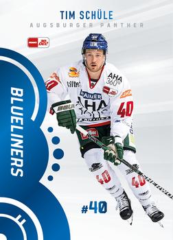 2023-24 Playercards (DEL) - Blueliners #DEL-BL01 Tim Schüle Front