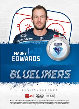 2023-24 Playercards (DEL) - Blueliners #DEL-BL06 Maury Edwards Back