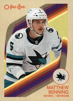 2023-24 O-Pee-Chee - Retro #398 Matt Benning Front