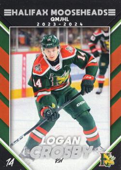 2023-24 Extreme Halifax Mooseheads (QMJHL) #NNO Logan Crosby Front