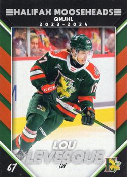 2023-24 Extreme Halifax Mooseheads (QMJHL) #NNO Lou Levesque Front