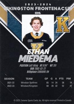 2023-24 Extreme Kingston Frontenacs (OHL) #NNO Ethan Miedema Back
