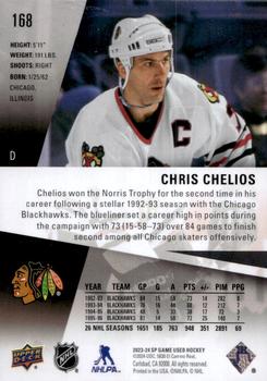 2023-24 SP Game Used - Gold #168 Chris Chelios Back
