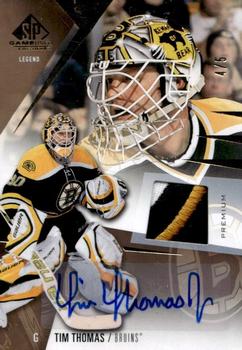 2023-24 SP Game Used - Auto Premium Material #190 Tim Thomas Front