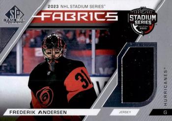 2023-24 SP Game Used - 2023 Stadium Series Fabrics #STS-6 Frederik Andersen Front