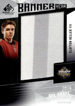 2023-24 SP Game Used - Banner Year NHL Draft #BYDR-CK Clayton Keller Front