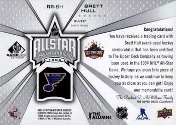 2023-24 SP Game Used - Retro Renovations Jersey #RR-BH Brett Hull Back