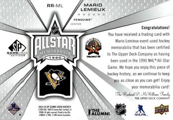 2023-24 SP Game Used - Retro Renovations Jersey #RR-ML Mario Lemieux Back