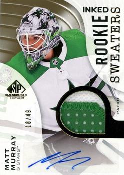2023-24 SP Game Used - Inked Rookie Sweaters Patch #RS-MM Matt Murray Front