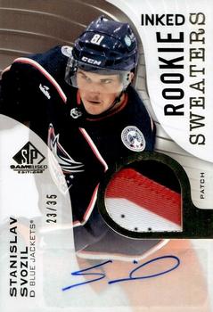 2023-24 SP Game Used - Inked Rookie Sweaters Patch #RS-SS Stanislav Svozil Front