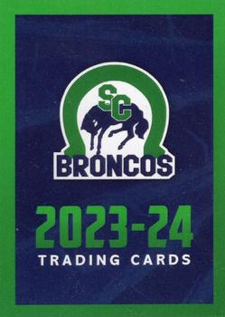 2023-24 Swift Current Broncos (WHL) #NNO Header Card Front