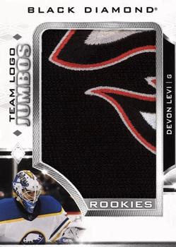 2023-24 Upper Deck Black Diamond - Rookie Team Logo Jumbo Patches #RTL-DL Devon Levi Front