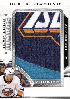 2023-24 Upper Deck Black Diamond - Rookie Team Logo Jumbo Patches #RTL-WD William Dufour Front
