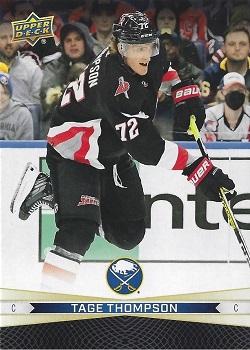 2023-24 Upper Deck Tim Hortons Greatest Duos #35 Tage Thompson / Dylan Cozens Front