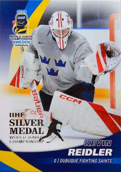 2024 BY Cards IIHF World Junior Championship #27 Kevin Reidler Front