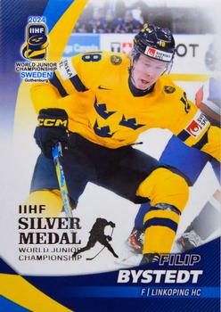 2024 BY Cards IIHF World Junior Championship #40 Filip Bystedt Front