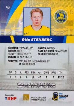 2024 BY Cards IIHF World Junior Championship #46 Otto Stenberg Back