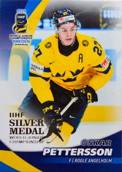 2024 BY Cards IIHF World Junior Championship #47 Oskar Pettersson Front