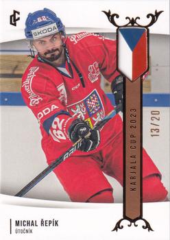 2024 Legendary Cards Expectations Road to Prague - Karjala Cup 2023 Gold #EHK-19 Michal Repik Front