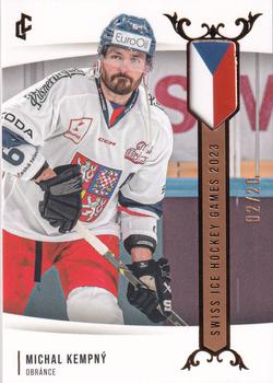 2024 Legendary Cards Expectations Road to Prague - Swiss Ice Hockey Games 2023 Gold #EHS-04 Michal Kempny Front
