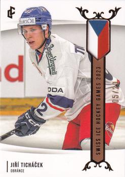 2024 Legendary Cards Expectations Road to Prague - Swiss Ice Hockey Games 2023 Gold #EHS-09 Jiri Tichacek Front