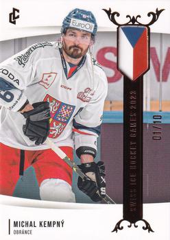 2024 Legendary Cards Expectations Road to Prague - Swiss Ice Hockey Games 2023 Red #EHS-04 Michal Kempny Front