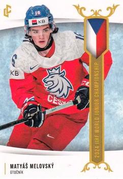 2024 Legendary Cards Expectations Road to Prague - IIHF World Junior Championship 2024 #U20-12 Matyas Melovsky Front