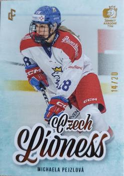 2024 Legendary Cards Expectations Road to Prague - Czech Lioness Gold #LI-13 Michaela Pejzlova Front