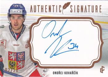 2024 Legendary Cards Expectations Road to Prague - Authentic Signature Gold #AS-04 Ondrej Kovarcik Front