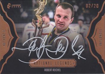 2024 Legendary Cards Expectations Road to Prague - National Legends Authentic Signature Gold #NL-14 Robert Reichel Front