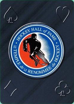 2006 Hockey Hall of Fame Playing Cards #A♣ Johnny Bower Back