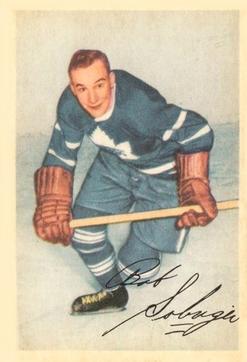 1953-54 Parkhurst #16 Bob Solinger Front