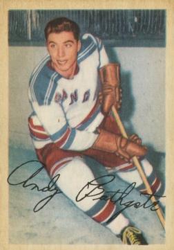 1953-54 Parkhurst #56 Andy Bathgate Front