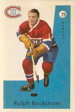 1959-60 Parkhurst #29 Ralph Backstrom Front