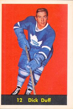 1960-61 Parkhurst #12 Dick Duff Front