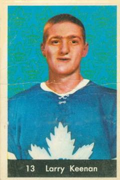 1961-62 Parkhurst #13 Larry Keenan Front