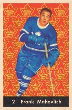 1961-62 Parkhurst #2 Frank Mahovlich Front