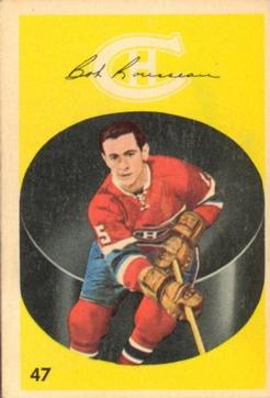 1962-63 Parkhurst #47 Bob Rousseau Front