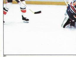 1981-82 O-Pee-Chee Stickers #201 Oilers vs. Islanders  Front