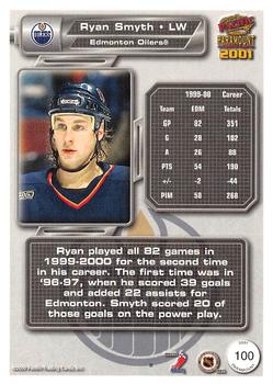 2000-01 Pacific Paramount - Gold #100 Ryan Smyth Back