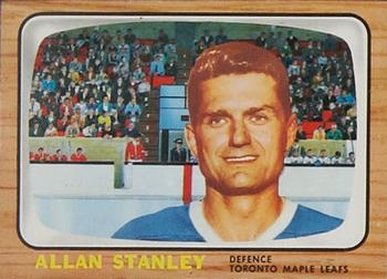 1966-67 Topps USA Test #16 Allan Stanley Front